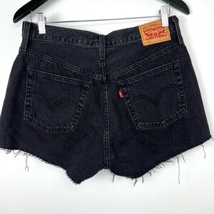 Levi’s 501 Black Cut Off Shorts size 29/8 3” inseam Festival Summer Rave Y2K